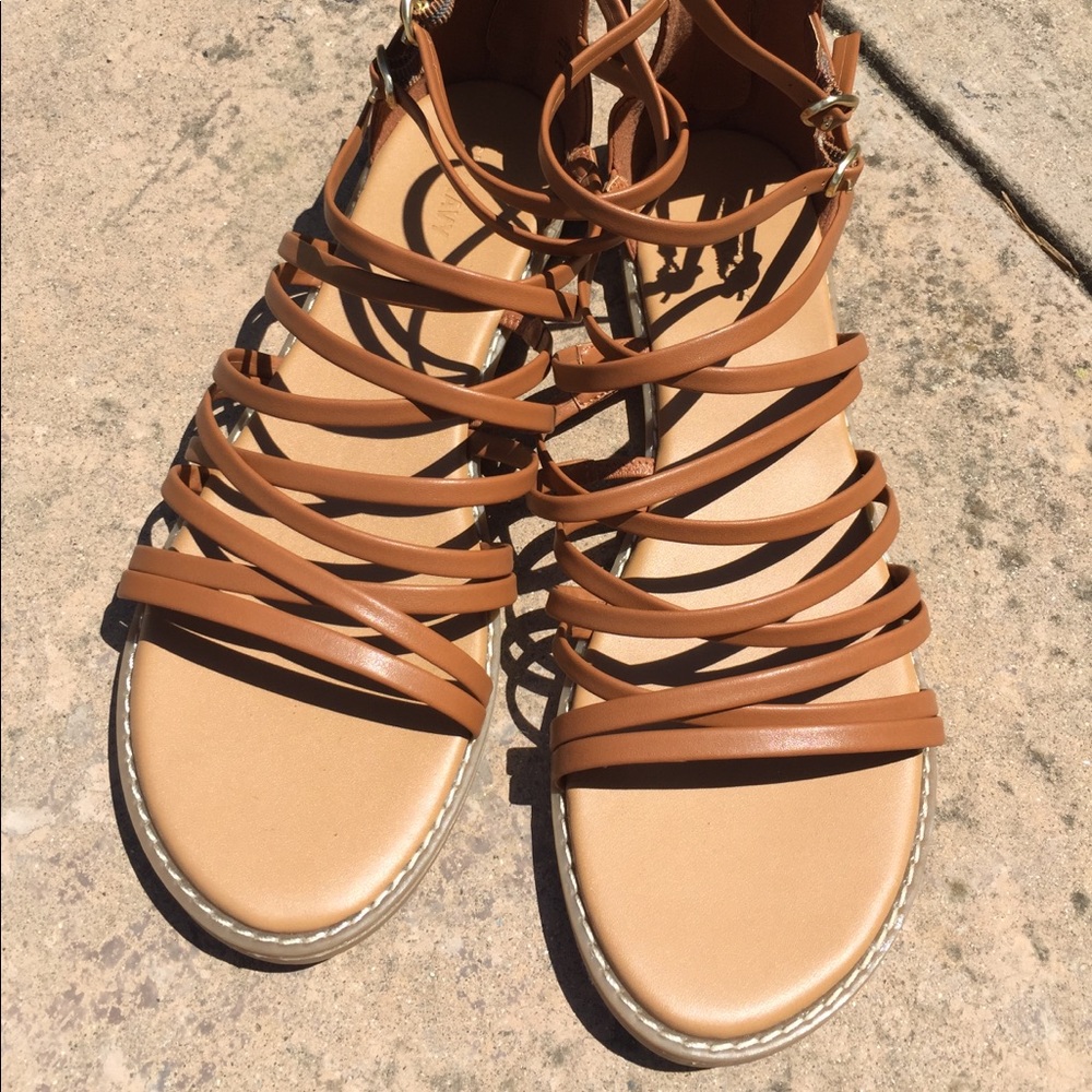 Ankle gladiator sandals